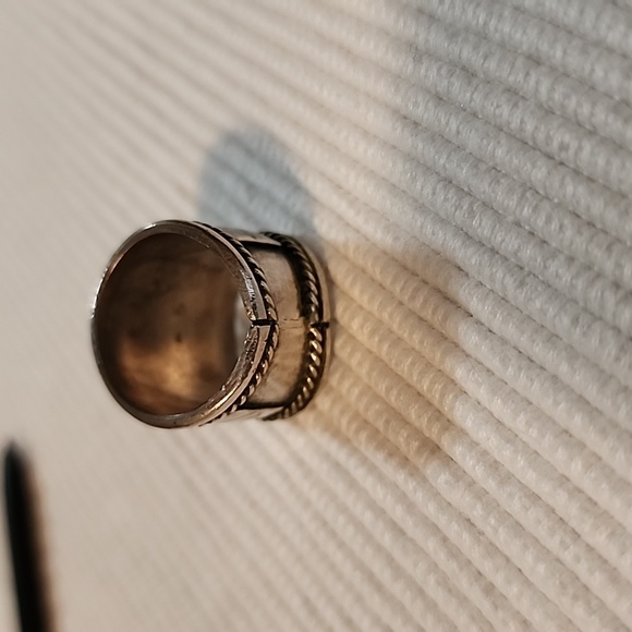 Metal turquoise ring - Picture 3 of 6